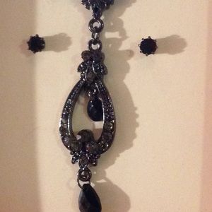 Necklace and earrings